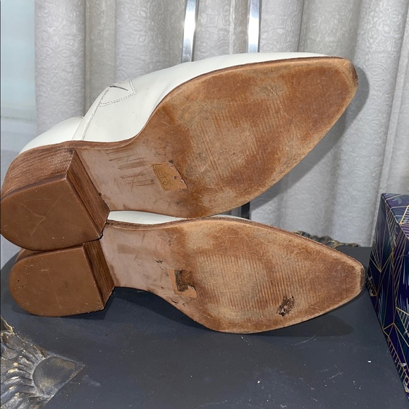 Madewell White Leather Loafers - Picture 6 of 8